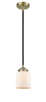 Nouveau LED Mini Pendant in Black Antique Brass (405|2841SBABG51LED)