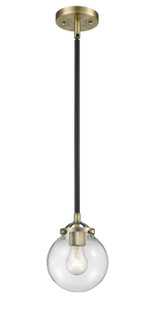 Nouveau LED Mini Pendant in Black Antique Brass (405|2841SBABG2026LED) Nouveau LED Mini Pendant in Black Antique Brass (405|2841SBABG2026LED)