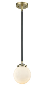 Nouveau LED Mini Pendant in Black Antique Brass (405|2841SBABG2016LED)