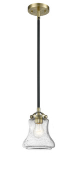 Nouveau One Light Mini Pendant in Black Antique Brass (405|2841SBABG194)