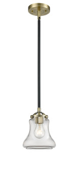 Nouveau One Light Mini Pendant in Black Antique Brass (405|2841SBABG192)
