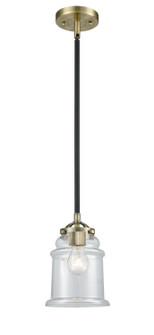 Nouveau LED Mini Pendant in Black Antique Brass (405|2841SBABG182LED)