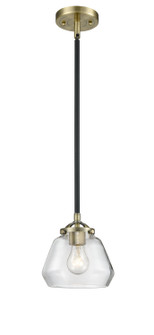 Nouveau One Light Mini Pendant in Black Antique Brass (405|2841SBABG172)