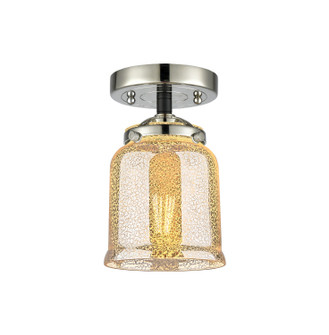 Nouveau One Light Semi-Flush Mount in Black Polished Nickel (405|2841CBPNG58)