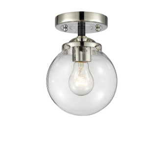 Nouveau One Light Semi-Flush Mount in Black Polished Nickel (405|2841CBPNG2026)