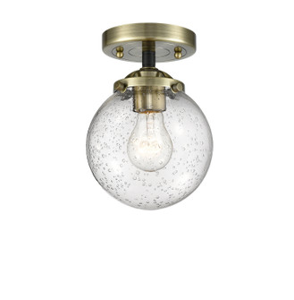 Nouveau LED Semi-Flush Mount in Black Antique Brass (405|2841CBABG2046LED)