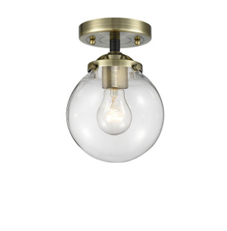 Nouveau LED Semi-Flush Mount in Black Antique Brass (405|2841CBABG2026LED)