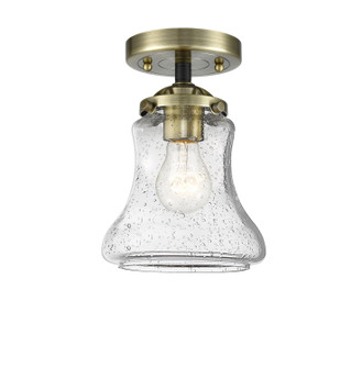 Nouveau LED Semi-Flush Mount in Black Antique Brass (405|2841CBABG194LED)