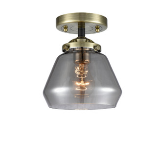 Nouveau LED Semi-Flush Mount in Black Antique Brass (405|2841CBABG173LED)
