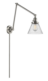 Franklin Restoration One Light Swing Arm Lamp in Brushed Satin Nickel (405|238SNG44)