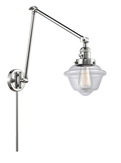 Franklin Restoration One Light Swing Arm Lamp in Polished Chrome (405|238PCG532)
