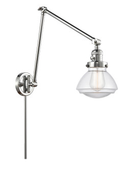 Franklin Restoration One Light Swing Arm Lamp in Polished Chrome (405|238PCG322)