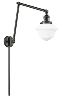 Franklin Restoration One Light Swing Arm Lamp in Oil Rubbed Bronze (405|238OBG531)