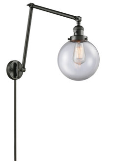 Franklin Restoration One Light Swing Arm Lamp in Oil Rubbed Bronze (405|238OBG2028)