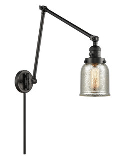 Franklin Restoration One Light Swing Arm Lamp in Matte Black (405|238BKG58)