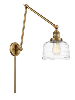 Franklin Restoration One Light Swing Arm Lamp in Brushed Brass (405|238BBG713)