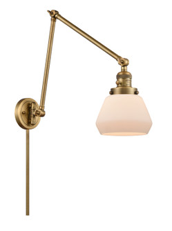 Franklin Restoration LED Swing Arm in Brushed Brass (405|238BBG171LED)