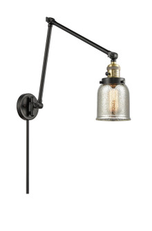 Franklin Restoration One Light Swing Arm Lamp in Black Antique Brass (405|238BABG58)