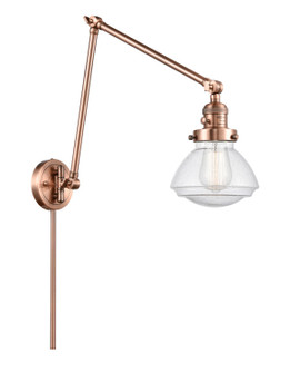 Franklin Restoration LED Swing Arm Lamp in Antique Copper (405|238ACG324LED)