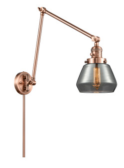 Franklin Restoration One Light Swing Arm Lamp in Antique Copper (405|238ACG173)