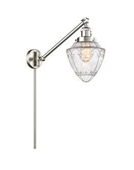 Franklin Restoration One Light Swing Arm Lamp in Brushed Satin Nickel (405|237SNG6647)