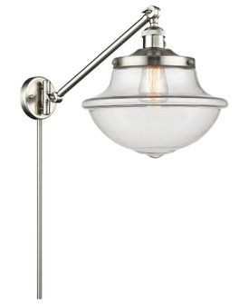 Franklin Restoration One Light Swing Arm Lamp in Brushed Satin Nickel (405|237SNG542)