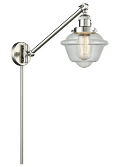 Franklin Restoration One Light Swing Arm Lamp in Brushed Satin Nickel (405|237SNG534)