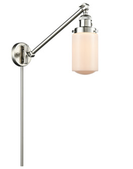 Franklin Restoration One Light Swing Arm Lamp in Brushed Satin Nickel (405|237SNG311)