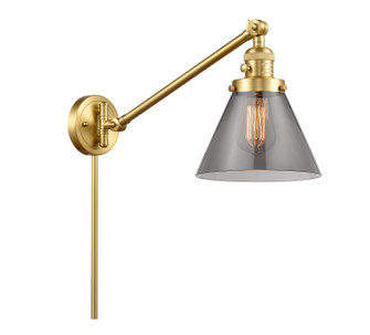 Franklin Restoration One Light Swing Arm Lamp in Satin Gold (405|237SGG43)