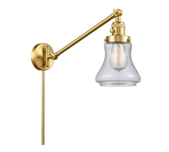 Franklin Restoration One Light Swing Arm Lamp in Satin Gold (405|237SGG194)