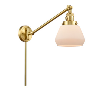 Franklin Restoration One Light Swing Arm Lamp in Satin Gold (405|237SGG171)