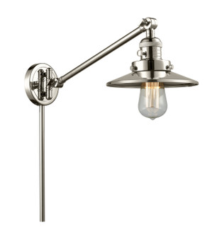 Franklin Restoration One Light Swing Arm Lamp in Polished Nickel (405|237PNM1PN)