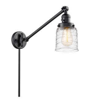 Franklin Restoration One Light Swing Arm Lamp in Matte Black (405|237BKG513)
