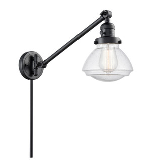 Franklin Restoration LED Swing Arm Lamp in Matte Black (405|237BKG324LED)