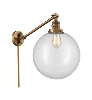 Franklin Restoration One Light Swing Arm Lamp in Brushed Brass (405|237BBG20212)