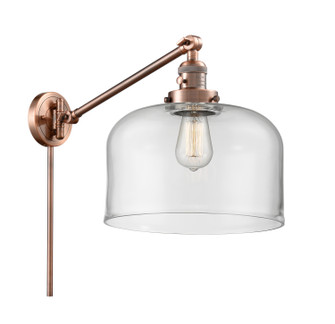 Franklin Restoration One Light Swing Arm Lamp in Antique Copper (405|237ACG72L)