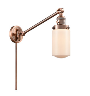 Franklin Restoration LED Swing Arm Lamp in Antique Copper (405|237ACG311LED)