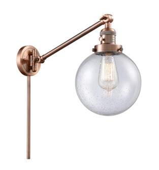 Franklin Restoration LED Swing Arm Lamp in Antique Copper (405|237ACG2048LED)
