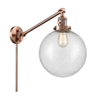 Franklin Restoration LED Swing Arm Lamp in Antique Copper (405|237ACG20410LED)