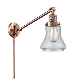 Franklin Restoration One Light Swing Arm Lamp in Antique Copper (405|237ACG194)