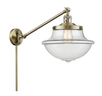 Franklin Restoration LED Swing Arm in Antique Brass (405|237ABG542LED)