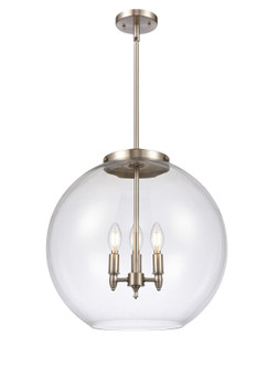 Ballston Three Light Pendant in Brushed Satin Nickel (405|2213SSNG12218)