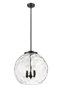 Ballston Three Light Pendant in Matte Black (405|2213SBKG121518)