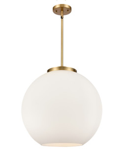 Ballston Three Light Pendant in Brushed Brass (405|2213SBBG12118)