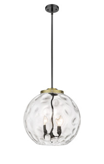 Ballston Three Light Pendant in Black Antique Brass (405|2213SBABG121516)