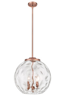 Ballston Three Light Pendant in Antique Copper (405|2213SACG121516)