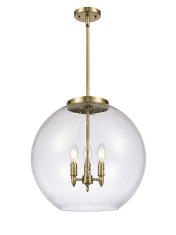 Ballston LED Pendant in Antique Brass (405|2213SABG12418LED)