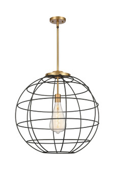 Essex One Light Pendant in Brushed Brass (405|2211SBBCE22BK)