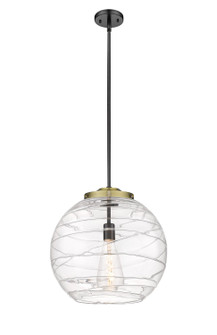 Essex LED Pendant in Black Antique Brass (405|2211SBABG121316BB95LED)