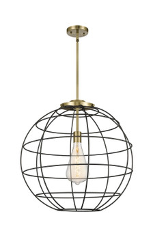 Essex One Light Pendant in Antique Brass (405|2211SABCE22BK)